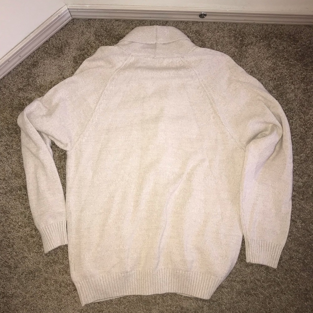 Cream Roundtree & Yorke Cardigan Sweater - Picture 2 of 3